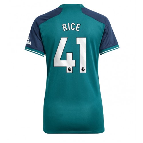 Dámy Fotbalový dres Arsenal Declan Rice #41 2023-24 Třetí Krátký Rukáv